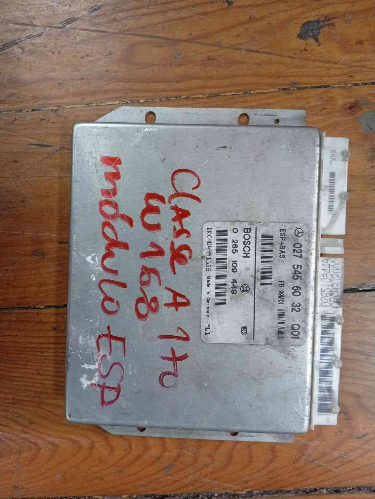 Centralina Motor / ECU - MERCEDES-BENZ A-CLASS (W168) 2001