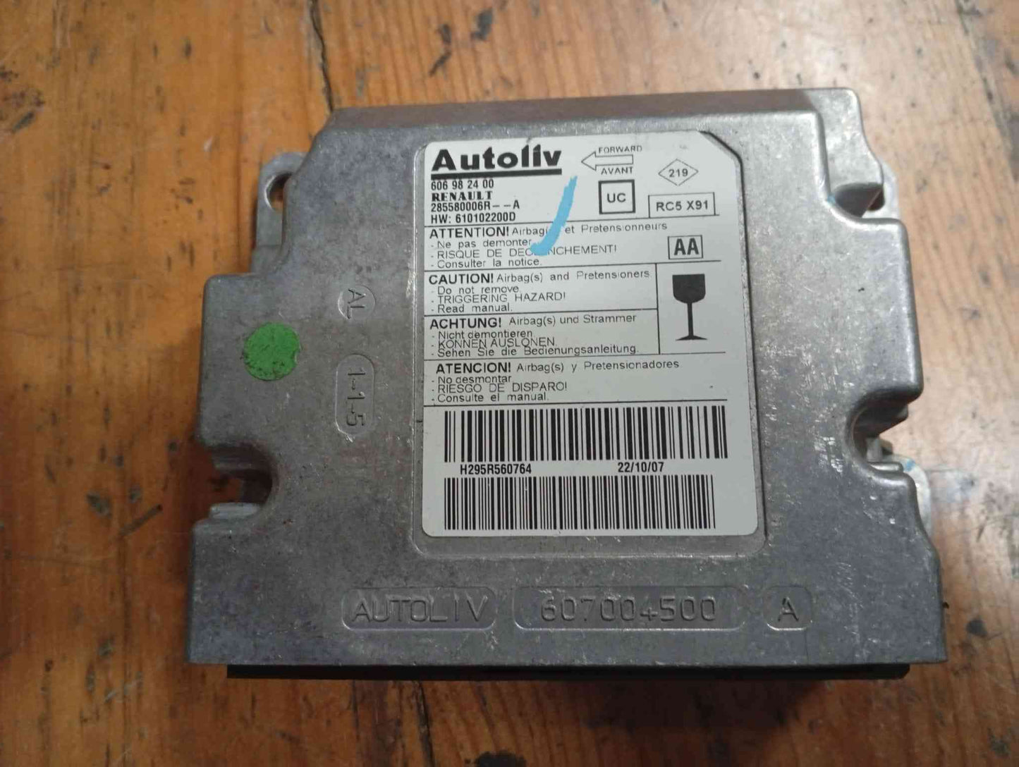 Centralina Airbag - RENAULT LAGUNA III (BT0/1) 2010