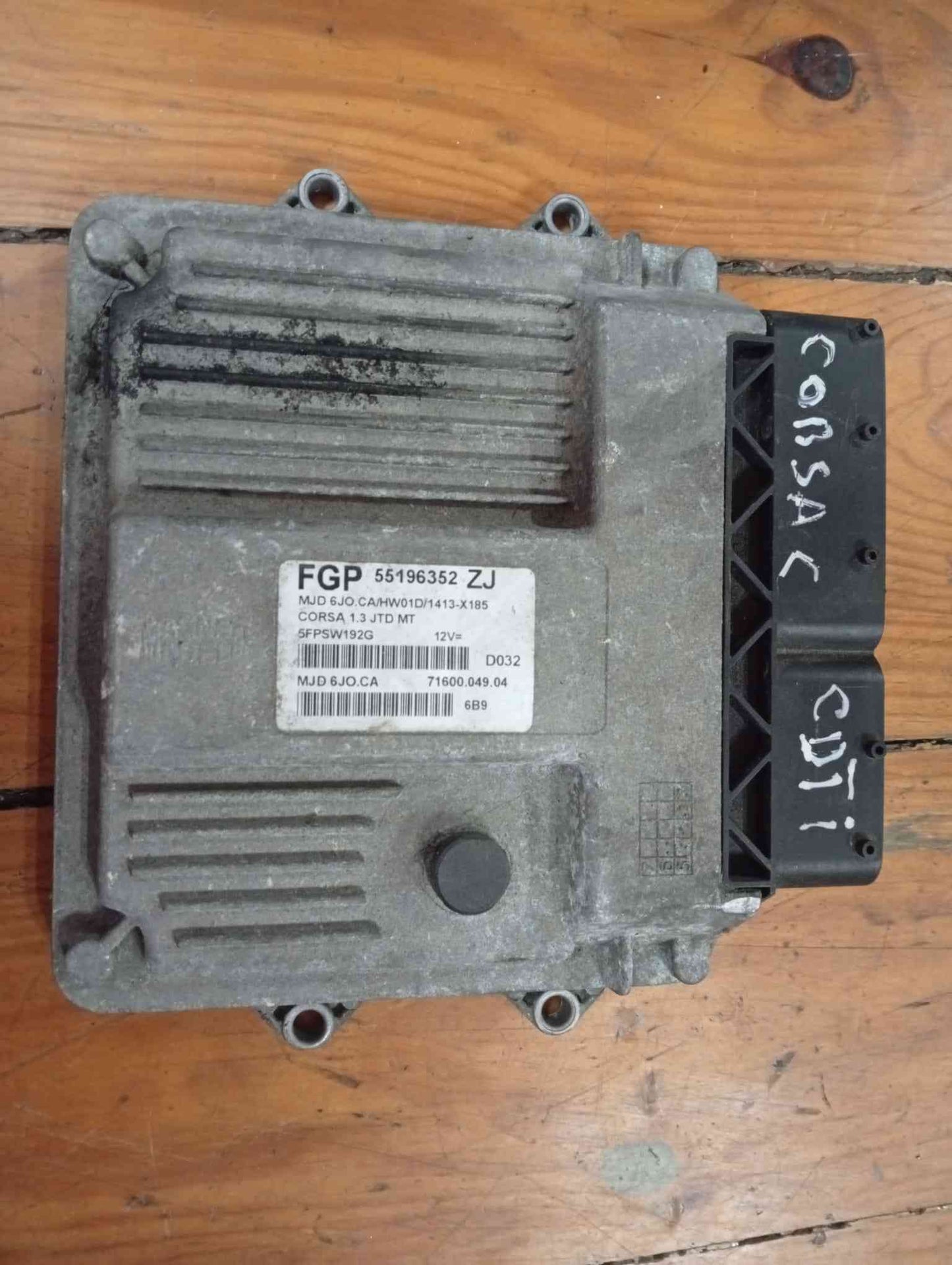 Centralina Motor / ECU - OPEL CORSA C Caixa/parte traseira inclinada (X01) 2003