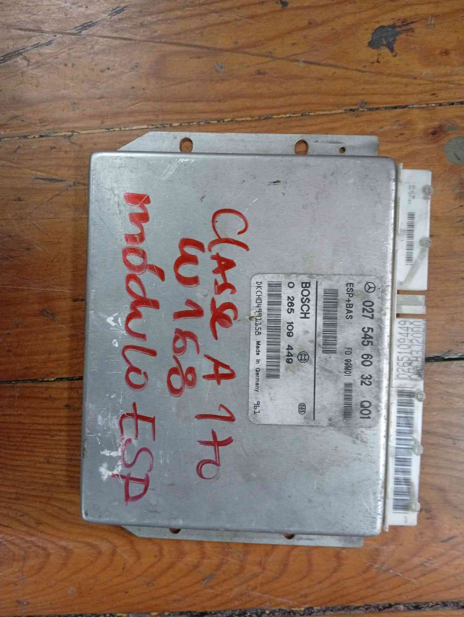 Centralina Motor / ECU - MERCEDES-BENZ A-CLASS (W168) 2001