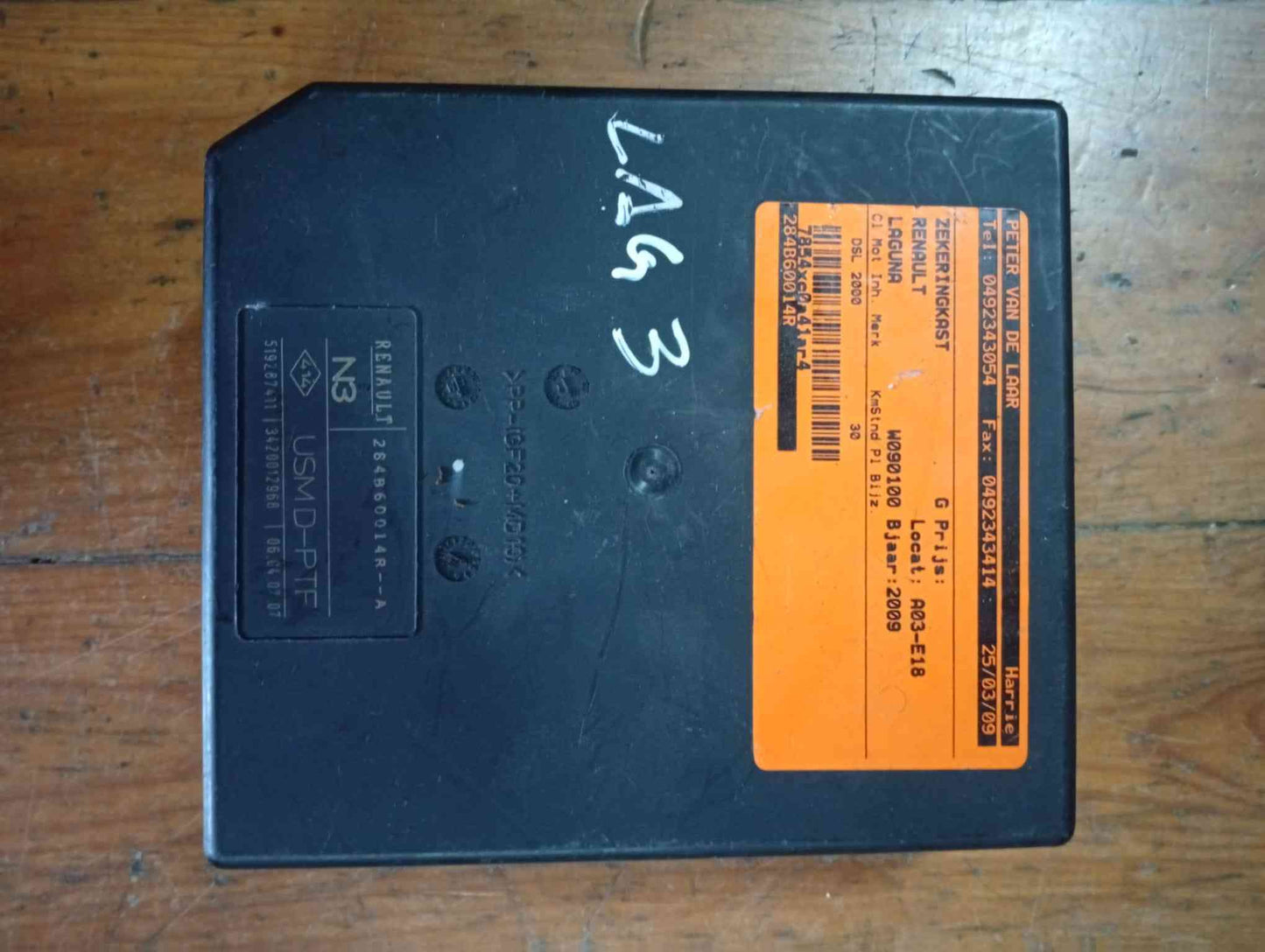 Caixa Fusíveis / SAM / BSI - RENAULT LAGUNA III (BT0/1) 2010