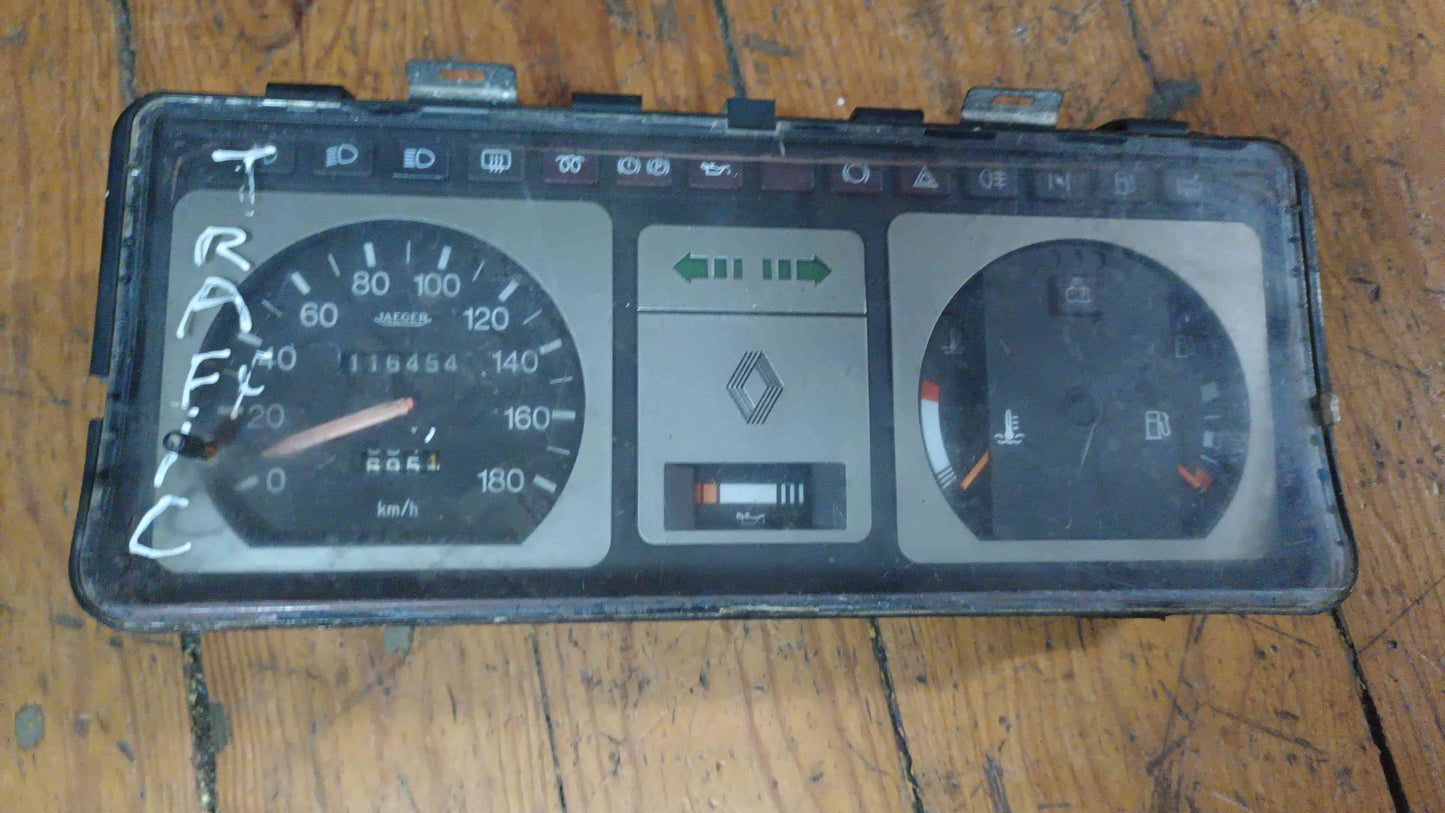 Quadrante / Painel de Instrumentos - RENAULT TRAFIC Caixa (T_, P_, V_) 1990 2.1 D (43 kW / 58 cv) [05.1989 - 06.1994]