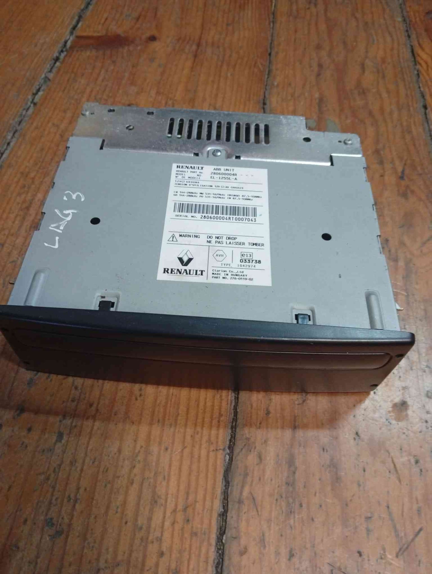Rádio / Auto Rádio - RENAULT LAGUNA III (BT0/1) [10.2007 - 12.2015] 2009